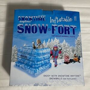 Snow time inflatable snow fort nwot